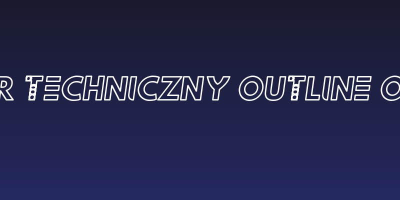Hussar Techniczny Outline Oblique Social Header