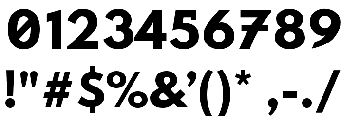 Hussar Techniczny Font OTHER CHARS