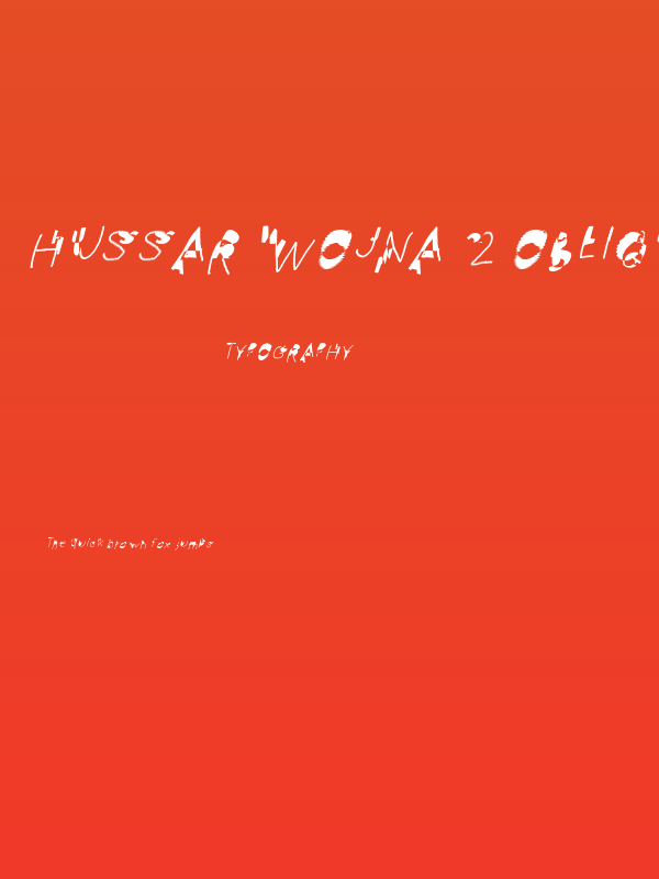 Hussar Wojna 2 Oblique Poster
