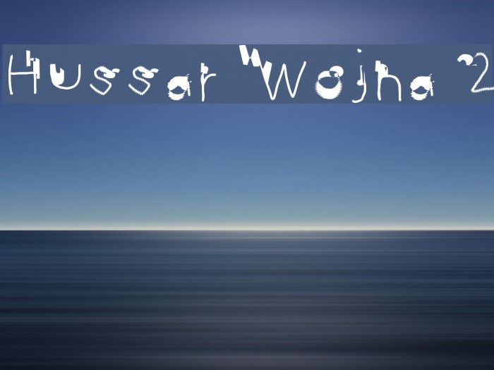 Hussar Wojna 2 Font examples