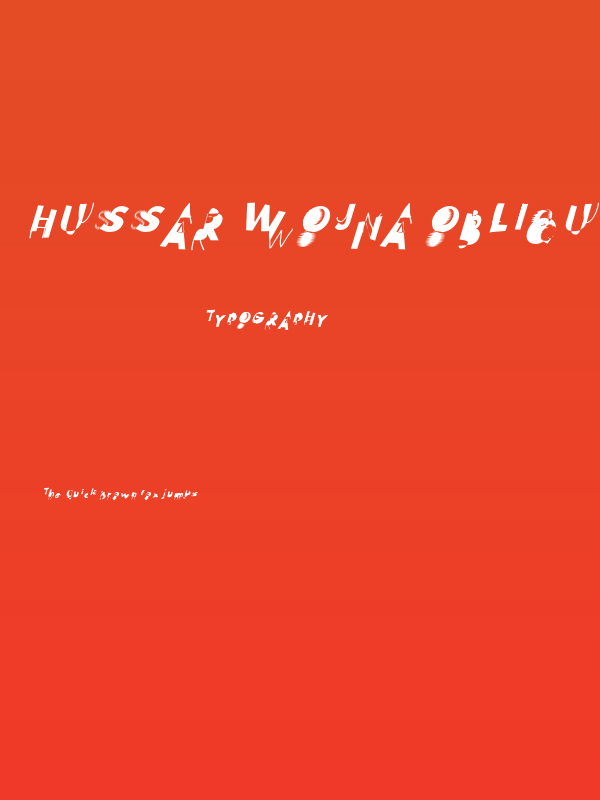 Hussar Wojna Oblique Poster