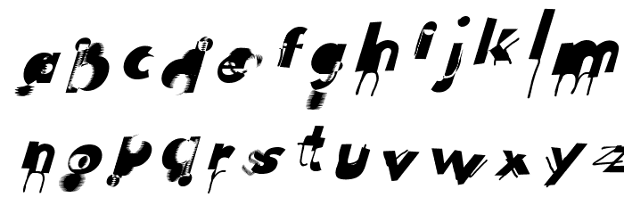 Hussar Wojna Oblique Font LOWERCASE