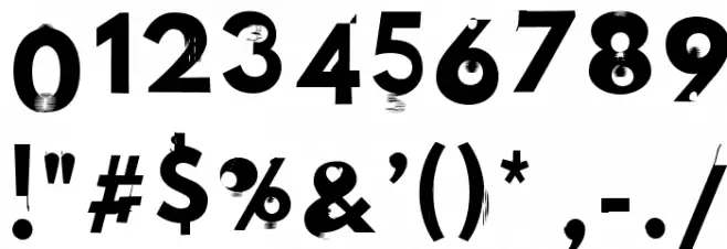 Hussar Wojna3 Font OTHER CHARS