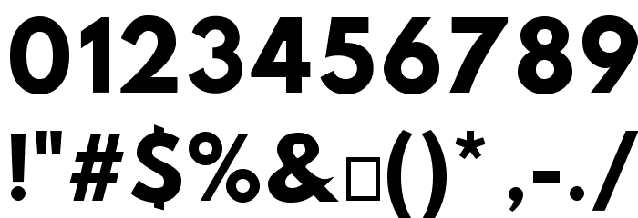 Hussar Woodtype Bold Font OTHER CHARS