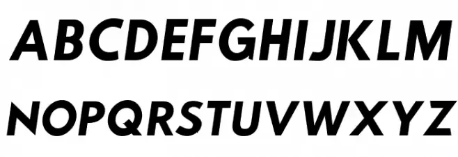 Hussar Woodtype SemiBold Oblique Fuentes MAYÚSCULAS