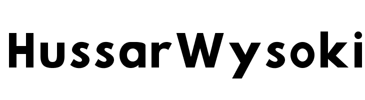 Hussar Wysoki Font