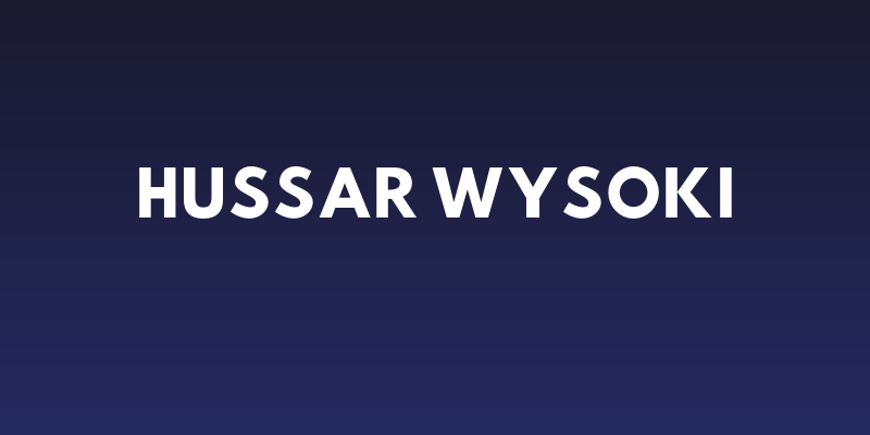 Hussar Wysoki Social Header