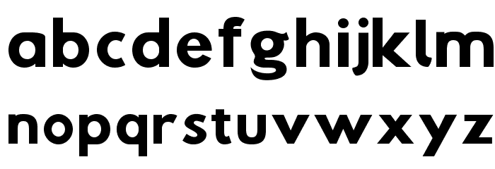 Hussar Wysoki Font LOWERCASE