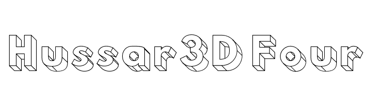 Hussar3D Four  नि: शुल्क फ़ॉन्ट्स डाउनलोड