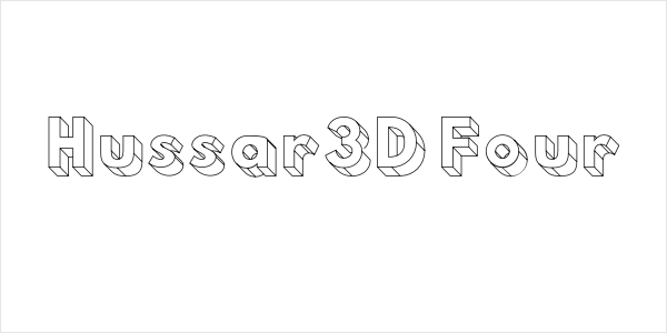 Hussar3D Four Logo