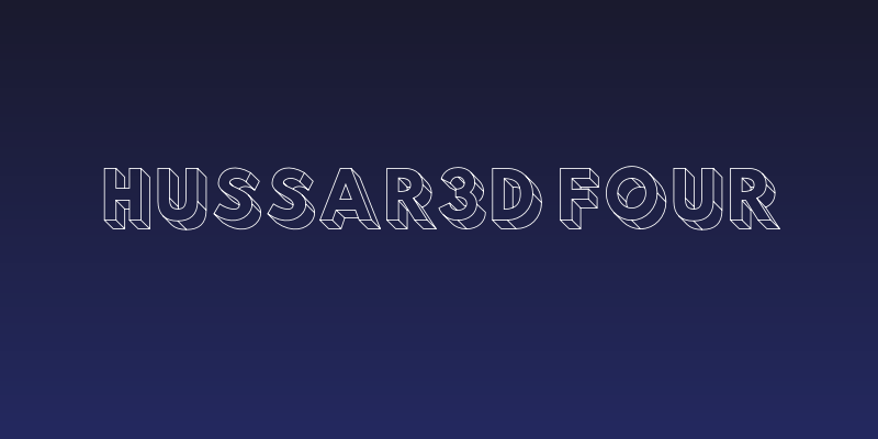 Hussar3D Four Social Header