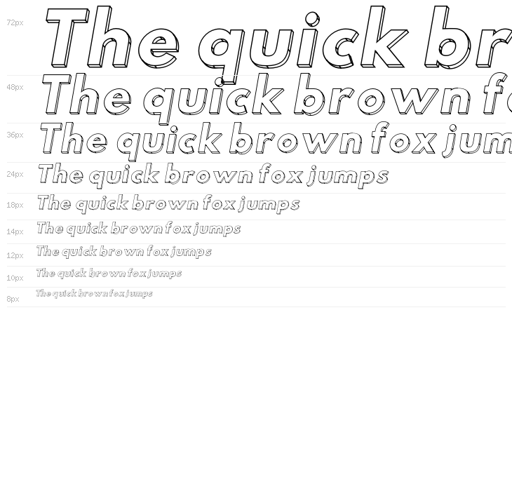 Hussar3D One Italic Waterfall