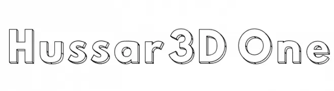 Hussar3D One  تنزيل الخطوط