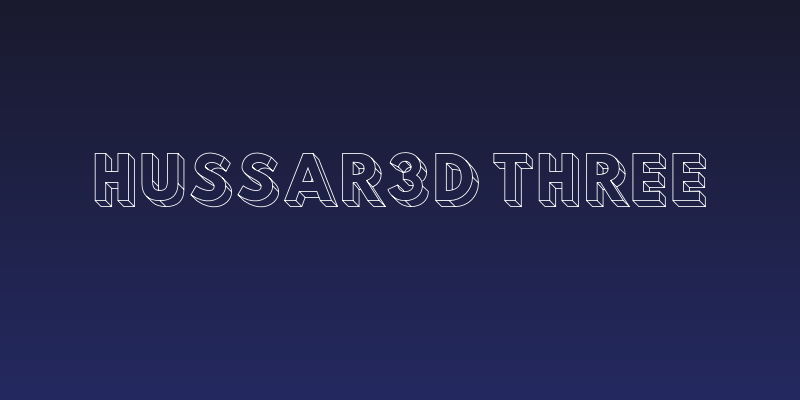 Hussar3D Three Social Header