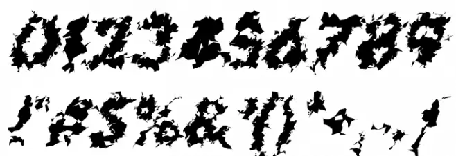 HussarLance-BoldOblique Font OTHER CHARS