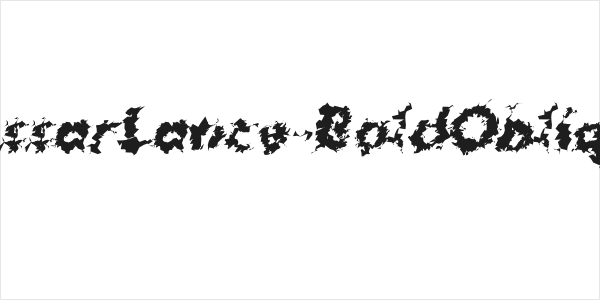 HussarLance-BoldOblique Logo