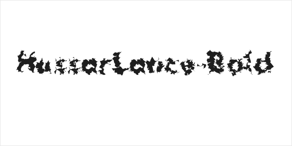 HussarLance-Bold Logo