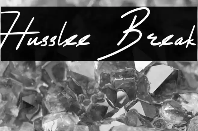 Husslee Break Font examples