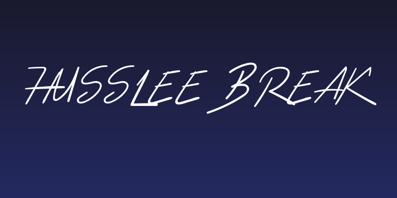 Husslee Break Social Header