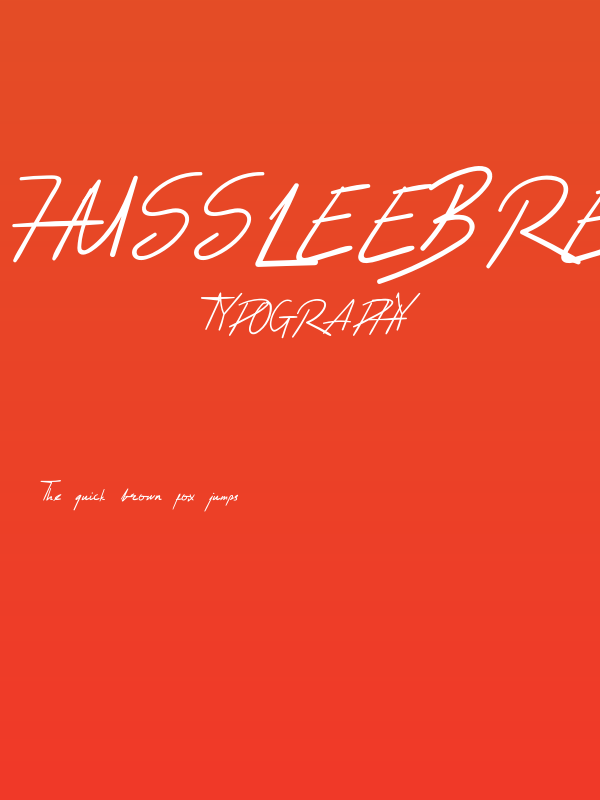 HussleeBreakRegular Poster