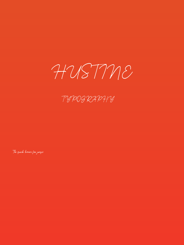 Hustine Poster