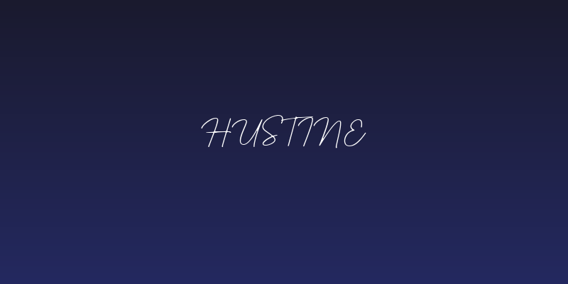 Hustine Social Header
