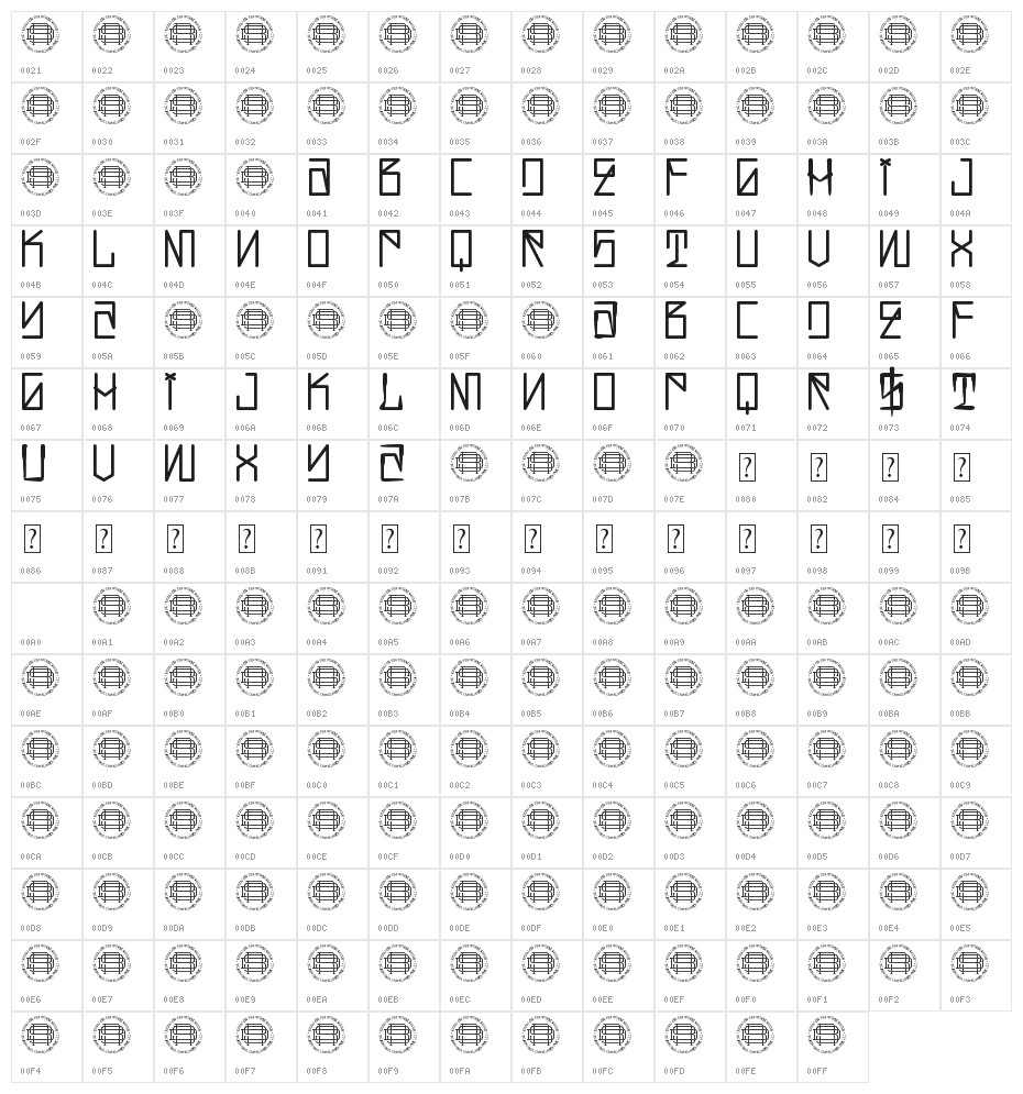 Hustlaz Demo Character Map