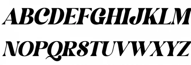 Hustle Bright Italic Fuentes MAYÚSCULAS