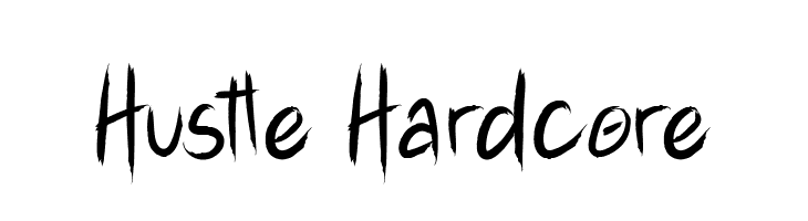 Hustle Hardcore  Frei Schriftart Herunterladen