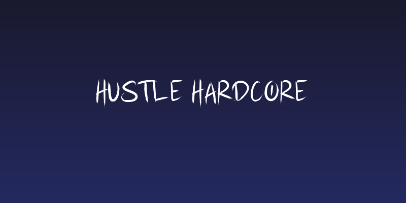 Hustle Hardcore Social Header