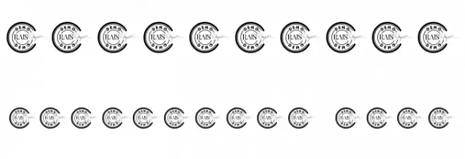 HustleRunDemo फ़ॉन्ट अन्य घर का काम