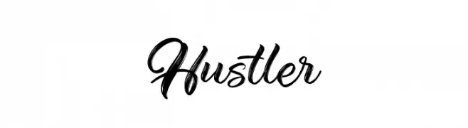 Hustler  Frei Schriftart Herunterladen