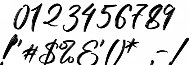 Hustler Font OTHER CHARS