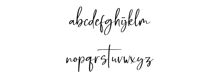 Huston Font LOWERCASE
