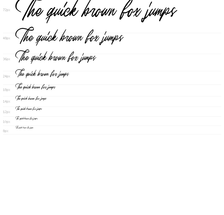 HustoniaScriptDEMO-Regular Waterfall