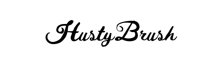 HustyBrush  لخطوط تنزيل