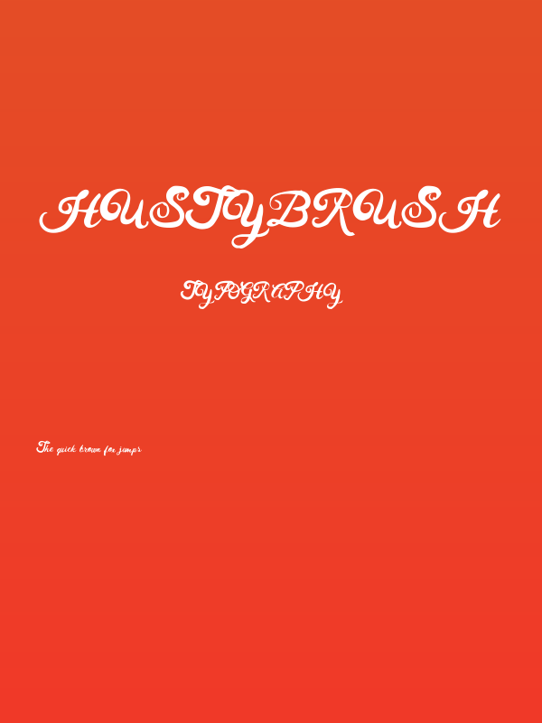 HustyBrush Poster
