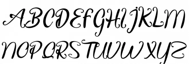 Hustyle 字体 大写