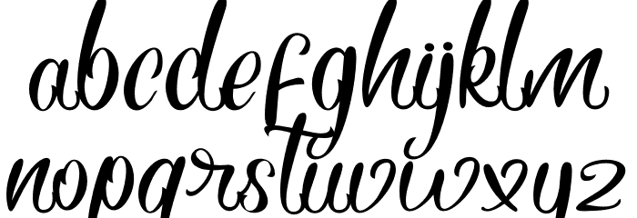 Hustyle Font LOWERCASE