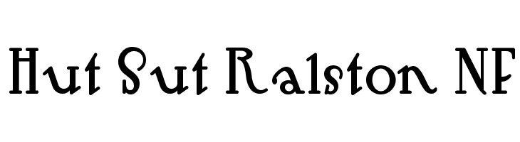 Hut Sut Ralston NF  नि: शुल्क फ़ॉन्ट्स डाउनलोड