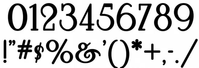 HutSutRalstonNF Font OTHER CHARS