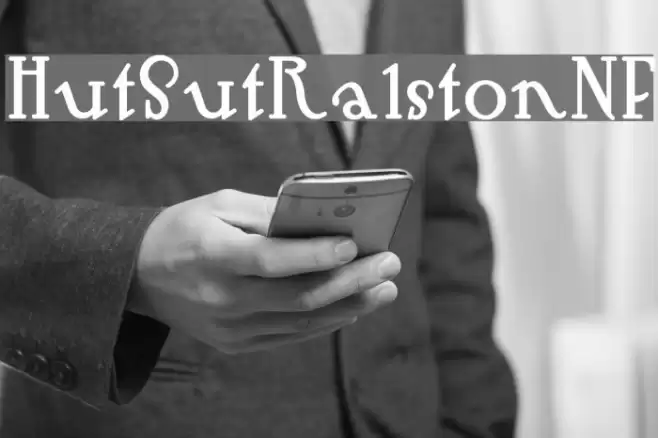 HutSutRalstonNF Font examples