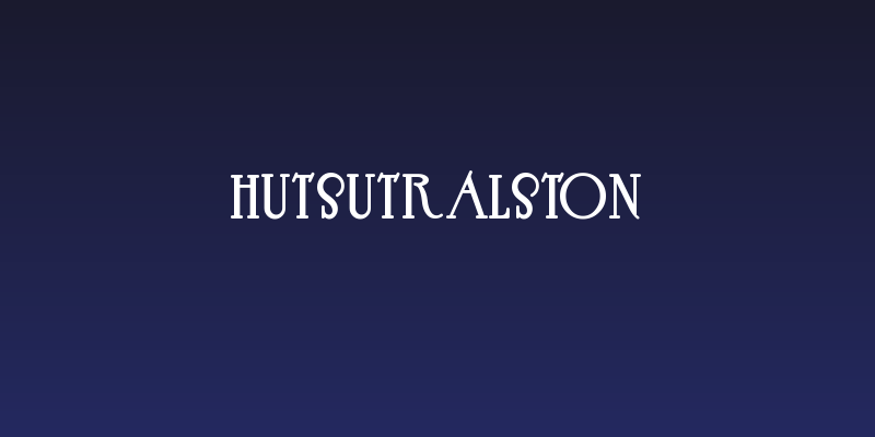 HutSutRalston Social Header