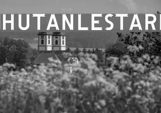 HutanLestari Font examples