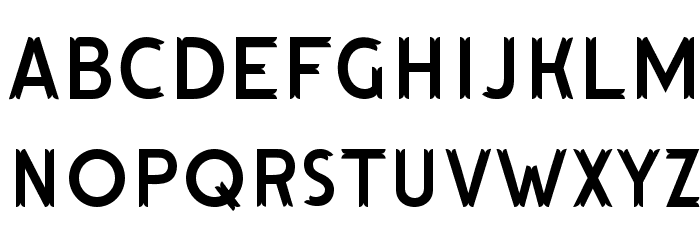 HutanLestari Font LOWERCASE