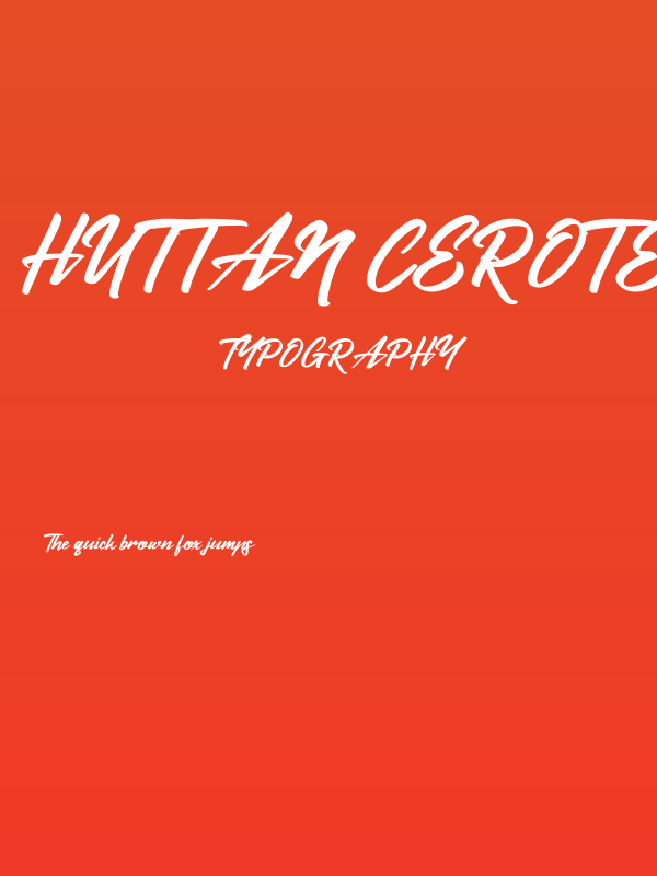 Huttan Cerote Poster