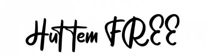 Huttem FREE  Fuentes Gratis Descargar