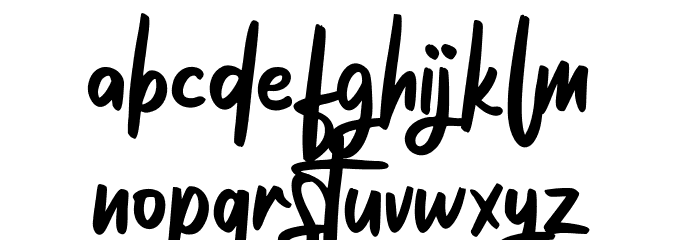 Huttem FREE Font LOWERCASE