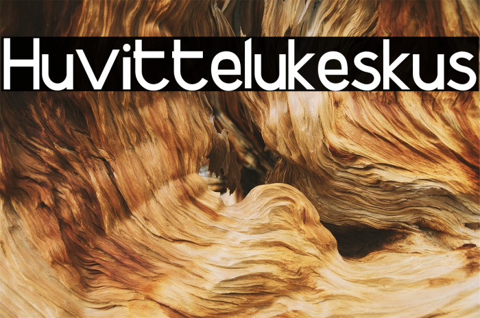 Huvittelukeskus Font examples