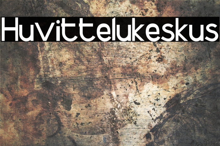Huvittelukeskus Font examples